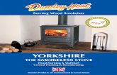 YORKSHIRE MULTI FUEL BOILER - heatweb.comheatweb.com/literature/Dunsley Yorkshire MULTI FUEL stove.pdf · The Yorkshire is the only stove officially U.K. approved to burn the above