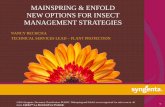 MAINSPRING & ENFOLD NEW OPTIONS FOR INSECT … · new options for insect management strategies nancy rechcigl technical services lead – plant protection ©2014 syngenta. ... biotype