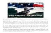 USS Washington (SSN 787) Commissioning Informationwamilitaryalliance.org/wp-content/uploads/2015/09/USS-Washington... · USS Washington (SSN 787) Crest Navy tradition requires that