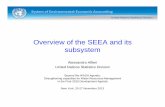 Overview of the SEEA and its subsystem - United Nations · System of Environmental-Economic Accounting Overview of the SEEA and its subsystem Alessandra Alfieri United Nations Statistics
