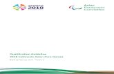 Qualification Guideline 2018 Indonesia Asian Para … 2018 Asian Para Games Qualification Guide – Version 2 Published 28/02/2018 2 Contents INTRODUCTION 3 QUALIFICATION METHODS ...