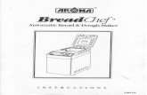 ABM220 - Aroma Housewares Small Kitchen Appliances ... · find your Bread Maker to be completely automatic and ... You'll see this tip in several places in this book, but it ... in