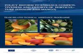 Policy Reform to Enhance Competitiveness and Exports …trtapakistan.org/wp-content/uploads/2013/10/Mango-and-Kinnow.pdf · Policy Reform to Enhance Competitiveness of and ... PFVA