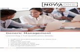 Learnership / Full Qualification details - Novia One Group · summative assessment which ... an operational plan 252032 ... 252040 Manage the finances of a unit 252040 Manage the