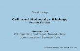 Cell and Molecular Biology - USP · Chapter 15 Opener Cell and Molecular Biology, ... O protein Transcription ... Table 15-4 Cell and Molecular Biology, ...