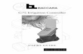 G75 Irrigation Controller - Baccara manual English.pdf · table of contents getting started features parts identification basic controller functions installation manual operation