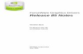 ForceWare Graphics Drivers Release 85 Notes - Nvidiadownload.nvidia.com/Windows/88.61/88.61_ForceWare... · ForceWare Graphics Drivers Release 85 Notes Version 88.61 For Windows Vista