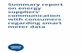 Summary report on energy suppliers’ communication · Introduction Citizens Advice is the statutory energy watchdog and is the sole the consumer advocate representing consumers across