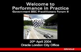 Welcome to Performance in Practice - Oracledownload.oracle.com/global/uk/lg/paradise_lost_future_of_planning... · Oracle London City Office . ... Introduce Demand Forecasting Develop