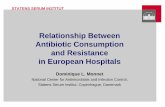 Relationship Between Antibiotic Consumption and Resistance ... · Relationship Between Antibiotic Consumption and Resistance ... Carbapenem cosumption ... Antimicrobial Use Data Comparison