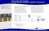 ENCORE NETWORKS Case Study: Legacy SCADA Protocols€¦ · Substation Networking With Non-Routable Protocols: A Practical, Cost-Effective Solution For NERC/CIP Compliance Case Study: