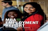 MBA EMPLOYMENT REPORT - tuck.dartmouth.edu€¦ · MBA EMPLOYMENT REPORT TUCK SCHOOL OF BUSINESS AT DARTMOUTH 2017. 2 3 MESSAGE FROM THE EXECUTIVE DIRECTOR As executive director of