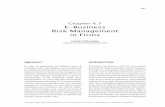 Chapter 6.7 E-Business Risk Management in Firms€¦ · Chapter 6.7 E-Business ... In order to understand the different types of e-business risks, this chapter uses a framework ...