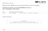 Improving competitiveness of supply chains - CIPS 2016 papers/384099_AD3_P… · Improving competitiveness of supply chains Date Thursday 19 May 2016 Time Start 09:30 End 12:30 Duration