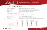 Great 2014 ALLIANCE NATIONAL MEETING & AWARDS … agenda.pdf · TUESDAY, FEBRUARY 25 th 8:00 a.m. – 8:30 a.m Breakfast – Pre-Function Space, 3rd Floor 8:30 a.m. – Noon Brainstorming