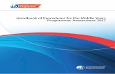 Handbook of Procedures for the Middle Years Programme ...fisjblibrary.weebly.com/.../handbook_of_procedures_for_myp.pdf · The IB respects the principles of intellectual property
