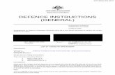 DEFENCE INSTRUCTIONS (GENERAL) · DEFENCE INSTRUCTIONS (GENERAL) Department of Defence. CANBERRA ACT 2600 16 March 2004. Amendments to Defence Instruction (General) OPS 05–1 are