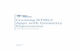 Creating HTML5 Apps with Geometry Expression HTML5... · Creating HTML5 Apps with Geometry Expressions