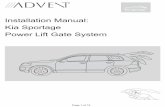 Installation Manual: Kia Sportage Power Lift Gate System€¦ · Installation Manual: Kia Sportage Power Lift Gate System Kia Sportage. Page 2 of 12 NOTE: ... Navigation System (if