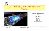 ILC Design, R&D Plans and Status - www … · MP9 Clean Room String Assembly Cavity string for 1 st CM ... using CesrTA data, ... Photo-cathode RF gun