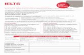 application form for postponement or cancellation of ... · IELTS Important information for Request for Postponement or Cancellation (This form is applicable for IELTS for UK Visas