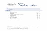 hsn Higher Mathematics - HSN.uk.net - Free notes and ... · Higher Mathematics Vectors hsn.uk.net Page 1 CfE Edition Vectors 1 Vectors and Scalars EF A scalar is a quantity with magnitude