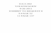 EA11-002 VOLKSWAGEN 9-26-2011 EXHIBIT TO REQUEST … · VOLKSWAGEN 9-26-2011 EXHIBIT TO REQUEST 8 9 PAGE 52 ... variability of ignition ... BREMI OEM: 06B905115R BREMI: 20113