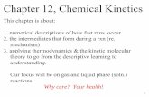 Chapter 12, Chemical Kinetics - USC Upstate: Facultyfaculty.uscupstate.edu/rkrueger/CHEM 112 F 14/lecture notes/Chap12... · Chapter 12, Chemical Kinetics This chapter is about: ...