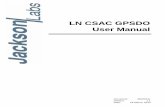LN CSAC GPSDO User Manual - Jackson Labs · LN CSAC GPSDO User Manual Document: 80200511 Version: 1.1 Date: 18 March, 2014