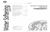 ge - The Comfort Zone · 3 Installation Water Softening System Instructions Model GNSF35Z Questions? Call 800.GE.CARES (800.432.2737) or Visit our Website at: ge.com BEFORE BEGINNINGINSTALLATION