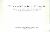 First -Order Logic - Home | Department of Computer Science · First -Order Logic Raymond M. Smullyan City University of New York and Indiana University Dover Publications, Inc. New