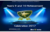 Years 9 and 10 Achievement - The Brunts Academy · Years 9 and 10 Achievement Celebration 2017 . Opening Act ... Emma Govan performing Can’t help lovin’ dat man (vocal solo act)