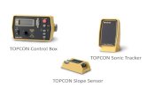 TOPCON Control Box TOPCON Sonic Tracker TOPCON Slope Sensor · TOPCON Control Box TOPCON Sonic Tracker ... Topcon Slope Sensor Topcon 9259 Control Box ... Set up the paver just as