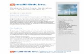 Managing Wind Power Generation and Transmission Equipment · 2014-11-11 · Managing Wind Power Generation and Transmission Equipment ... Wind turbines are being installed as fast