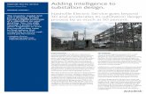 Nashville Electric Service Adding intelligence to Customer ... · tives for enhancing the substation design process. Working with an outside consultant, NES evalu-ated several technology