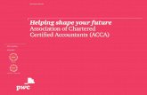 Helping shape your future Association of Chartered ... · 2014‑2015 Helping shape your future Association of Chartered Certified Accountants (ACCA) ... P3 2,800 1,800 4,150 P4 2,800