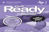 STAAR Ready Test Practice & Instruction TG€¦ · STAAR Test Practice & Instruction TM S a m p l e L e s s o n Teacher ... A identify the mathematics in everyday situations. 8, 11,