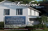 Timelines - Omena Historical Society · Bill Sulau Ty Wessell Timelines Staff Editors: Keith Disselkoen and Laurie Remter Historical Advisor: Joey Bensley Editorial Staff: Joey Bensley,