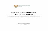 MTEF TECHNICAL GUIDELINES - National Treasury MTEF Guidelines.pdf · mtef technical guidelines for the preparation of expenditure estimates for the 2017 medium term expenditure framework