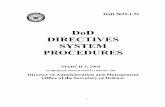 DoD 5025.1-M, March 5, 2003 - NDRI 5025.1M DOD Directives System... · ... "Department of Defense Procedures for Management of ... DoD 5200.1-PH, "DoD Guide to Marking Classified