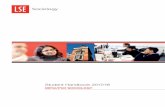 Sociology - London School of Economics€¦ · The Department of Sociology has a distinctive cluster of urban sociologists and ethnographers, who work alongside urban designers and