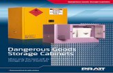 Dangerous Goods Storage Cabinets - Pratt Safety Systems · Pratt Safety Systems has been manufacturing and distributing our cabinets throughout Australia and the Pacific region for
