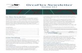 o OrcaFlex Newsletter - Orcina Newsletter v10... · o OrcaFlex Newsletter Professional Software for Version 10.2 Professional Engineers In this Newsletter Line feeding is the headline