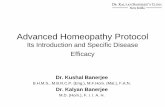 Advanced Homeopathy Protocol Congress Presentations... · Advanced Homeopathy Protocol ... • Variations in laboratory tests which define ... • Emerging clinical entities – ill