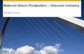 Make-to-Stock Production – Discrete Industrysapidp/012002523100005746092015E/... · © 2011 SAP AG. All rights reserved ... In material requirements planning, ... Planning Materials