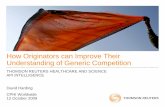 How Originators can Improve Their Understanding of …ips.clarivate.com/m/pdfs/understanding_generic_ci.pdf · How Originators can Improve Their Understanding of Generic Competition