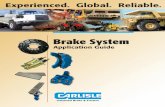 Brake System - carlislebrake.com · Brake System Application Guide Industrial Brake & Friction Experienced. Global. Reliable.