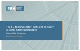 The EU banking sector - risks and recovery A single market …EU+bankin… · The EU banking sector - risks and recovery A single market perspective Andrea Enria | Chairperson ESM