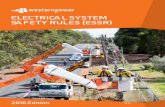 Electrical System Safety Rules - Western Power · The Electrical System Safety Rules ... the minimum non-negotiable safety requirements and critical controls for ... 5.1 Electrical
