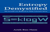 Entropy Demystified : The Second Law Reduced to Plain ...learningsources.altervista.org/Entropy_demystified.pdf · March 20, 2007 10:11 SPI-B439 Entropy Demystiﬁed fm This book